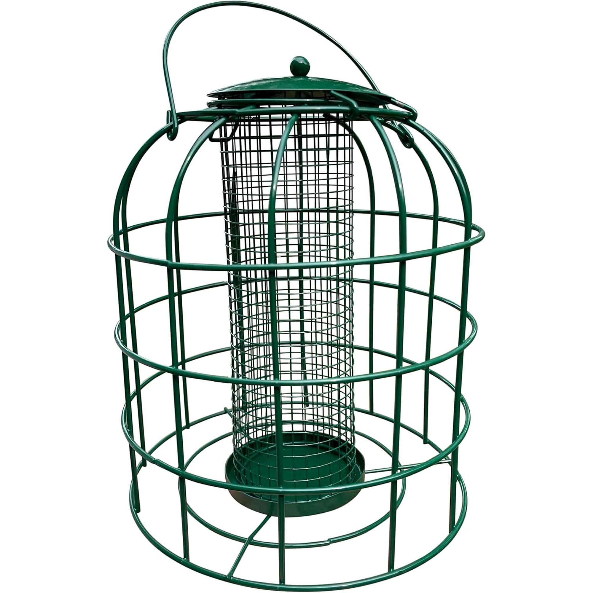 Garden Guru, Squirrel Proof Bird Feeder with Mesh Tube, Model# CAGEDMESHBF